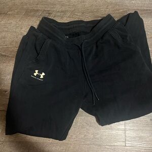 black under armor sweatpants